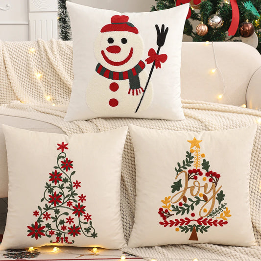 Throw Pillow Cover Christmas Decoration