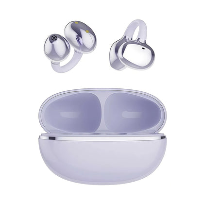 Original Ear-Clip Surround Bluetooth Headphones Bone Conduction Earphone Wireless Earbuds Stereo Bass Sports Headset with Mic
