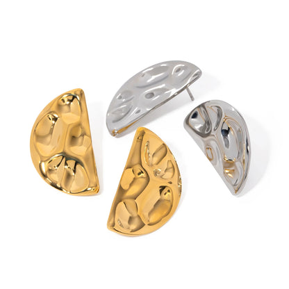 Women's Elegant Plated & Stainless Earrings