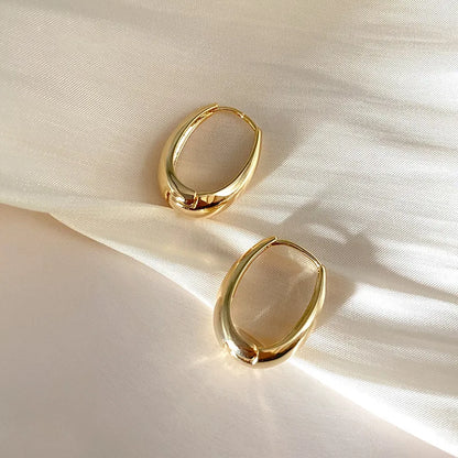 Stainless Steel Smooth Earrings for Women