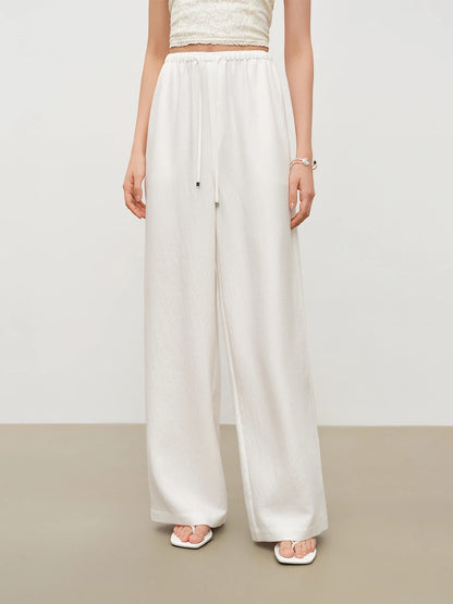 Relaxed Old Money Style White Shirt and Casual Style Pants Set for Women 2026 Summer New Arrival Resort Casual Outfit