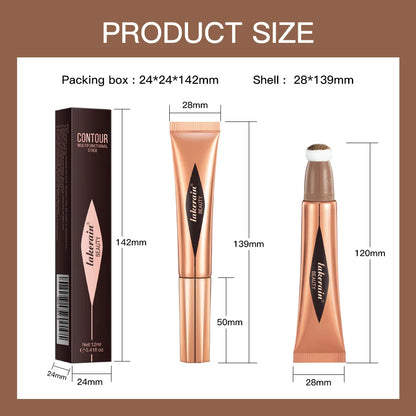 Multi-Color Optional Air Cushion Blush Natural Long-lasting Easy Color Waterproof Highlighter Stick Makeup Liquid Blush