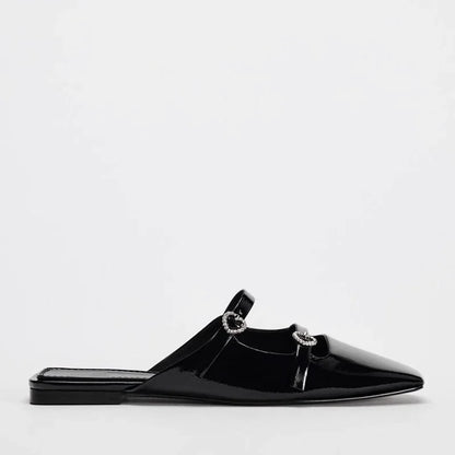 Black Women Flats Luxury Designer