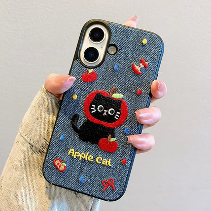 Cute Cartoon Case For iPhone 13 14 15 16 Pro Max