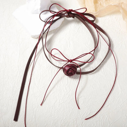 Trendy Style For Women's Jewelry With Flower Pendant Adjustable