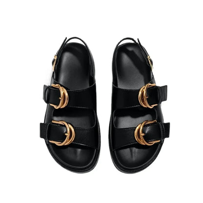 Women's Summer Black Sandals