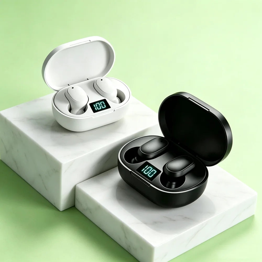 Wireless Bluetooth Earphones Wireless Earbuds Foldable Fone Bluetooth Headphones Save Space in Travel Bags and Backpacks