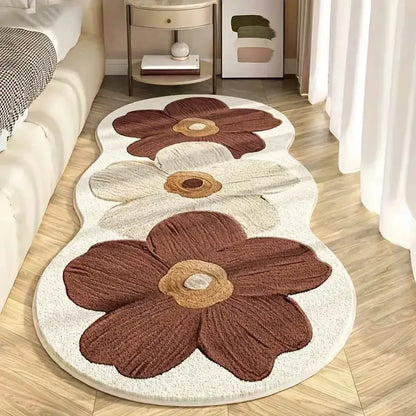 Oil Painting Style Floral Carpet
