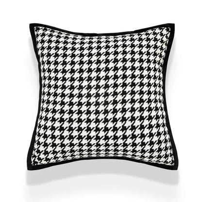 Modern Black and White Cushion Cover Light Luxury