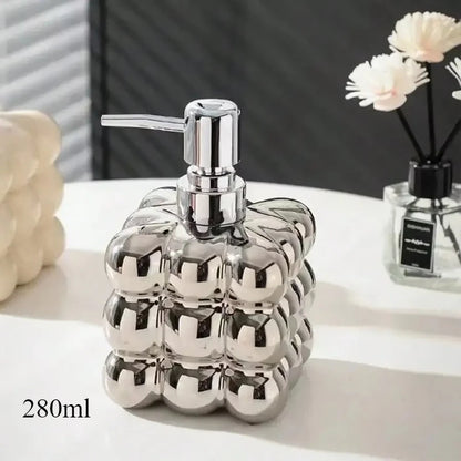Liquid Soap Dispenser Press Separated Bottle Bathroom Accessories Ceramic