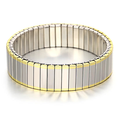Gold palted Stainless Elastic Bracelet