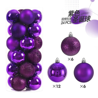 1Box 3/4cm Christmas Balls Christmas Tree Ornaments Xmas Hanging Tree Pendants