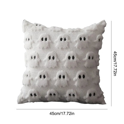 45*45cm Ghost Pumpkin Cushion Cover Halloween Throw Pillow Cover Pumpkin