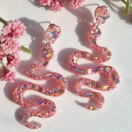 Elegant Snake Animal Earrings