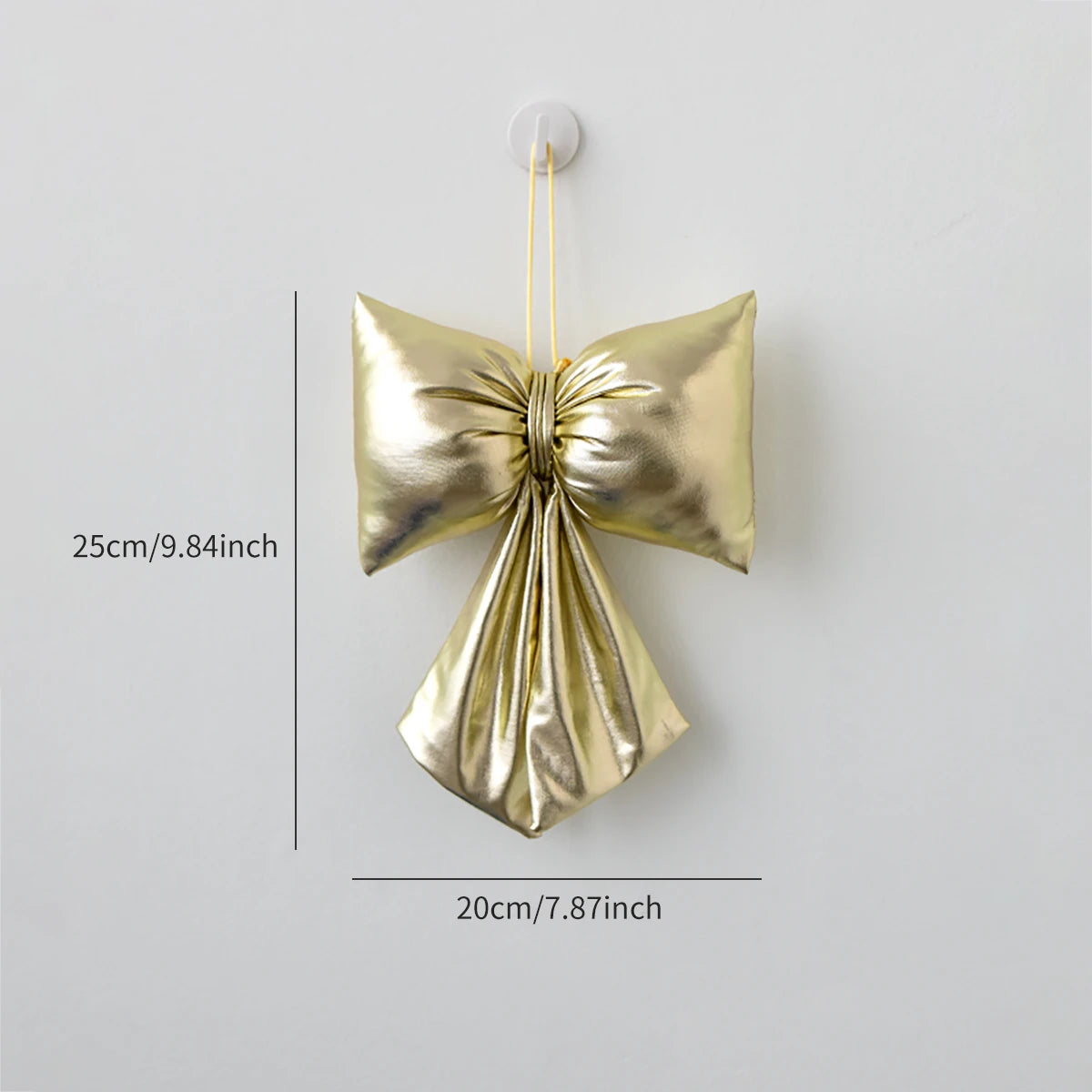 Christmas 3D sequin bow decoration ornament for Christmas tree