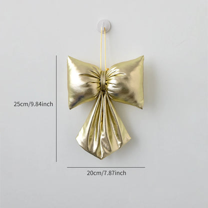 Christmas 3D sequin bow decoration ornament for Christmas tree