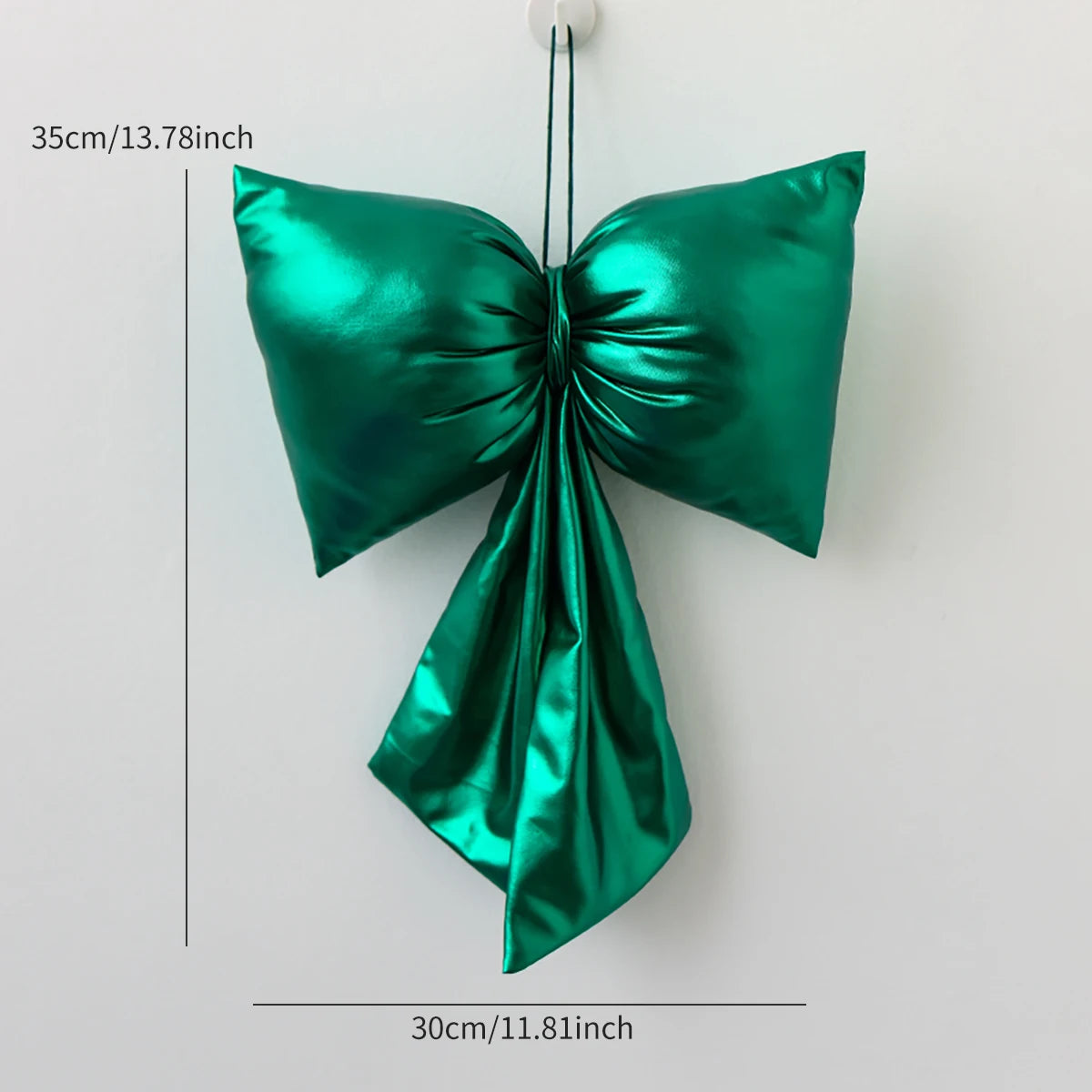 Christmas 3D sequin bow decoration ornament for Christmas tree