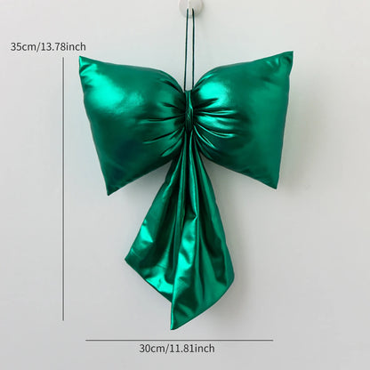 Christmas 3D sequin bow decoration ornament for Christmas tree