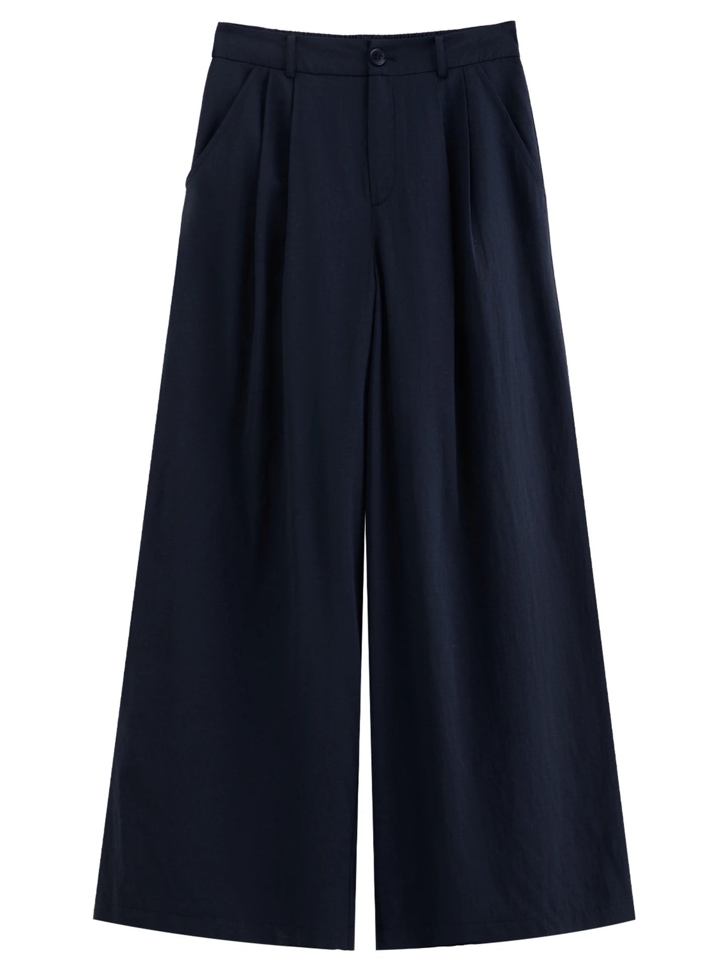 Women Coastal Wander Leisure Fashion Outfit,New French Holiday Camisole & High Waist Wide Leg Pants Set