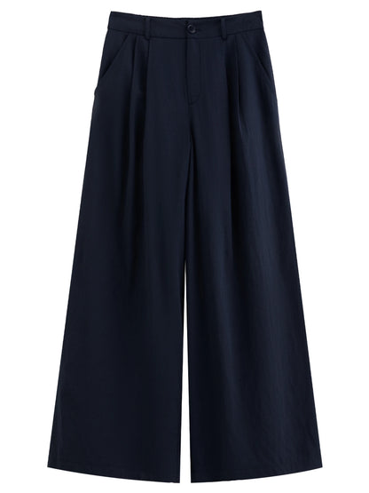 Women Coastal Wander Leisure Fashion Outfit,New French Holiday Camisole & High Waist Wide Leg Pants Set