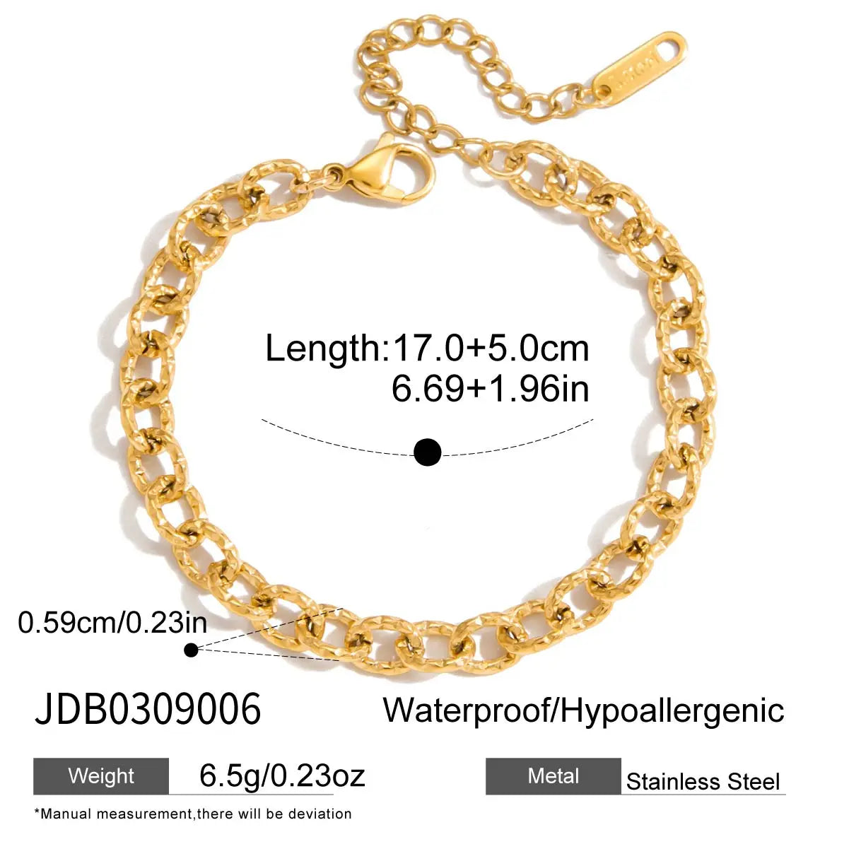 Vintage Tiger Eye Stone Bracelet For Women 18K Gold Plated Stainless Steel Anti-Fading
