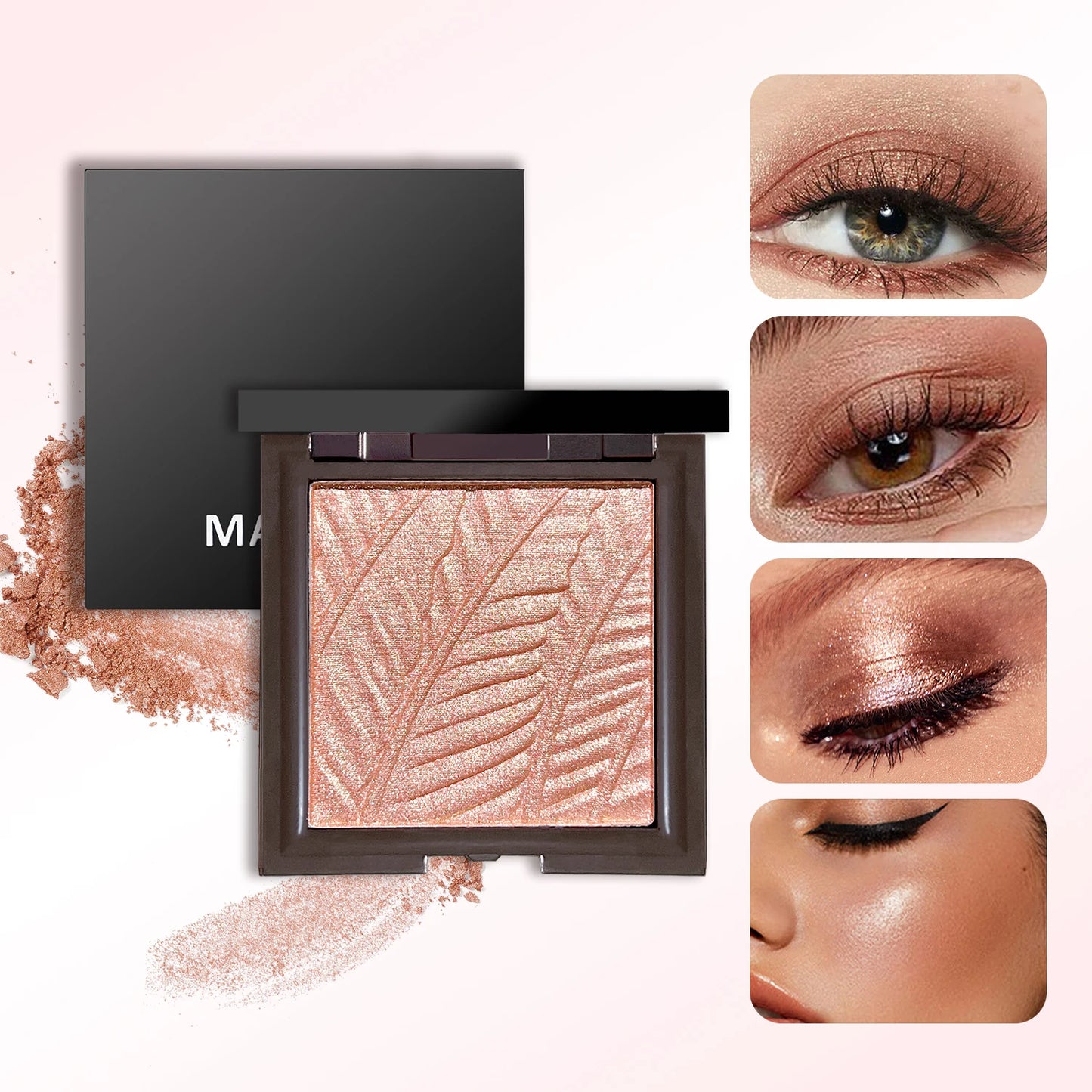 High-light eye shadow & brightening Trendy Makeup