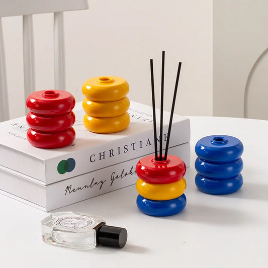 Nordic Style Desktop Ornaments Melamine Round Aromatherapy