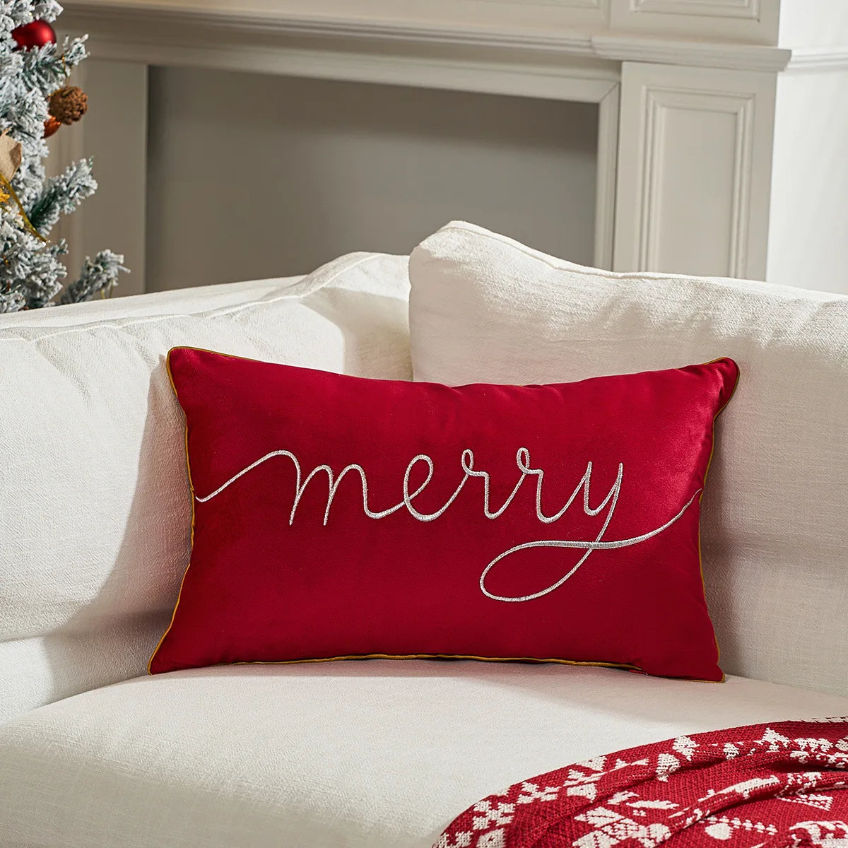 1PCS 30x50CM Christmas Pillow Cover Holiday