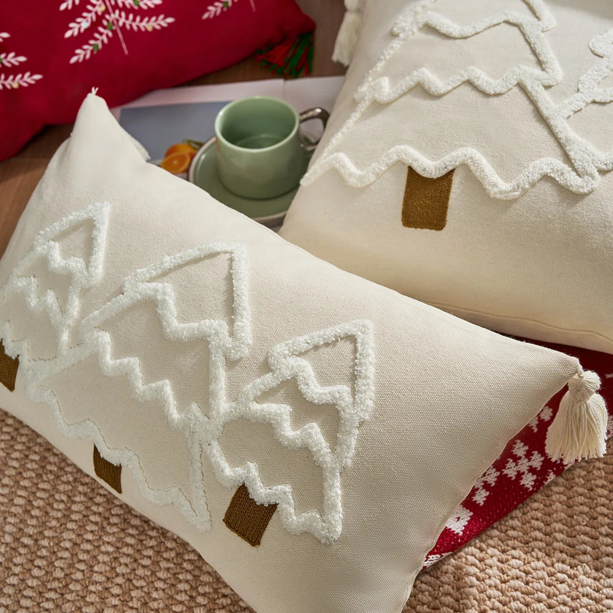 Throw Pillow Cover Christmas Decoration