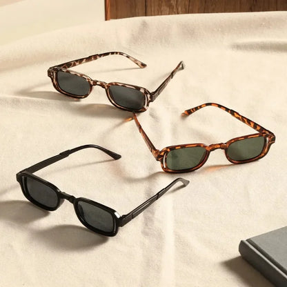 Luxurious Rectangle Sunglasses Women Oval Vintage Brand Designer Square Sun Glasses UV400 Men Shades Female Eyewear Anti-glare