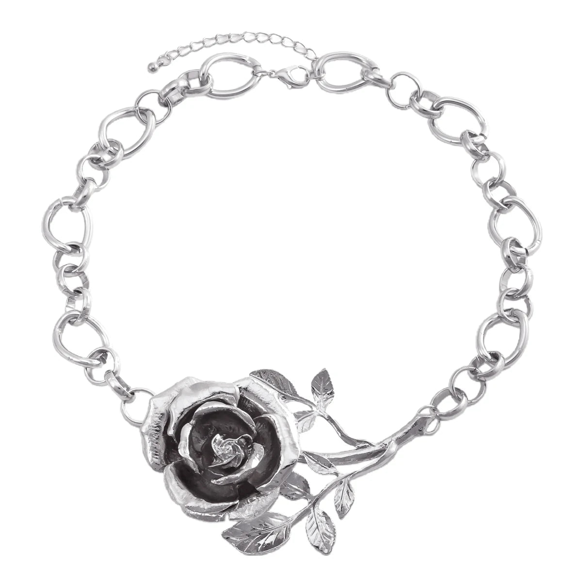 Fashion Jewelry For Women with Rose Pendant Necklace