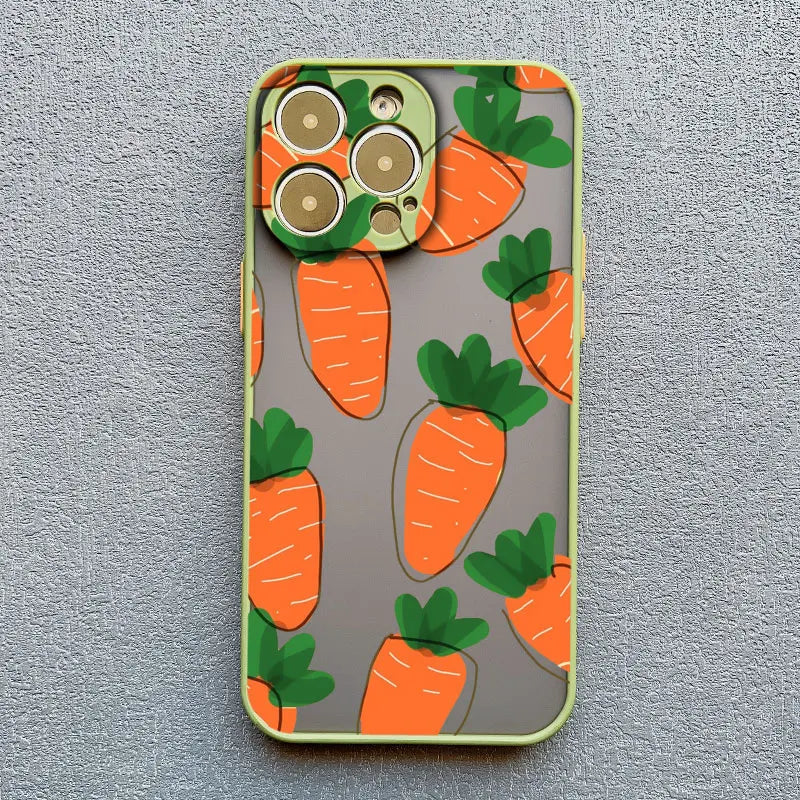 Fruit Lemon Strawberry Blueberries Phone Case For iPhone 16 15 14 11 Pro Max 12 13 Mini Pro Max XS XR X 7 8 15 14 Plus SE2 Funda