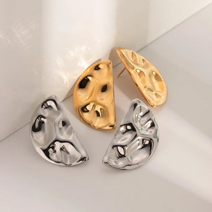 Women's Elegant Plated & Stainless Earrings