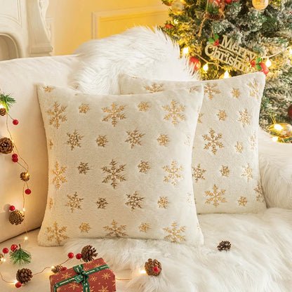 Snowflake cushion cover Christmas