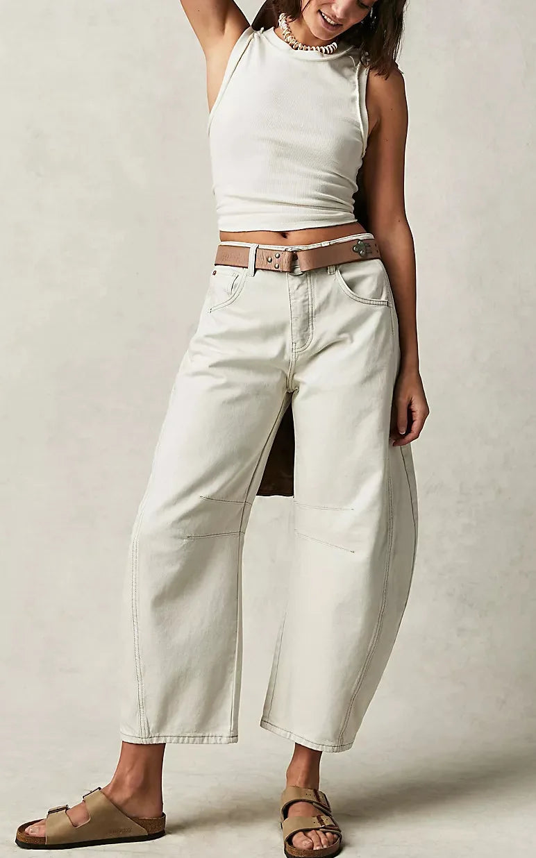 Loose denim pants Jeans For women