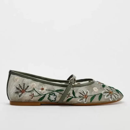 New Flower Designer Ballet Flats For Women