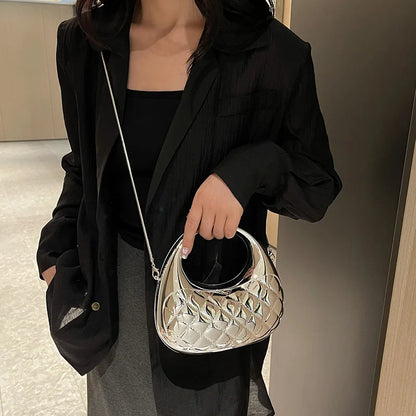 Handbags For Women Golden Clutch