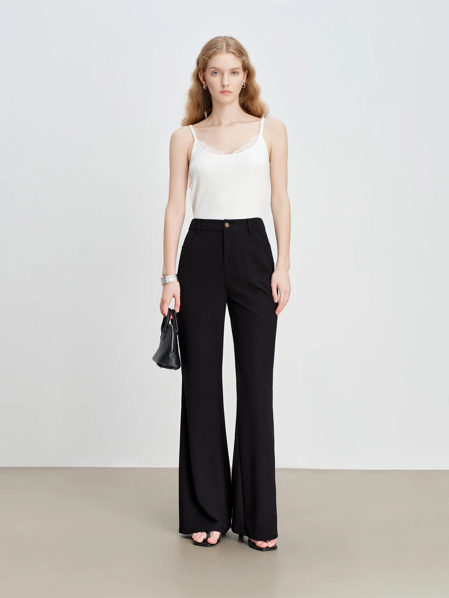 New Arrival:Elegant Stylish Fine Ribbed Slim-Fit Lace Trim Strapless Layering Top Base Layer Women