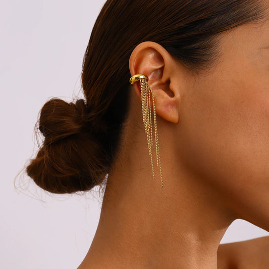 Women's Chic Plated Earrings