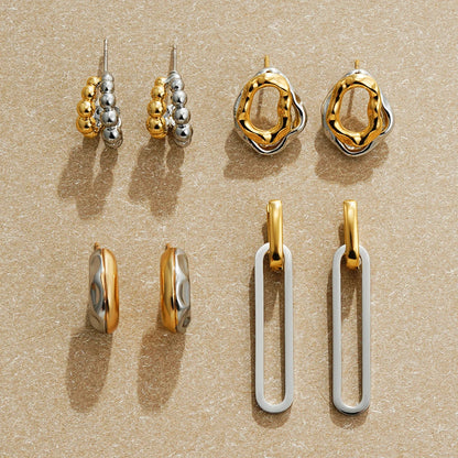 Gold&Silver Plated Earrings for Women