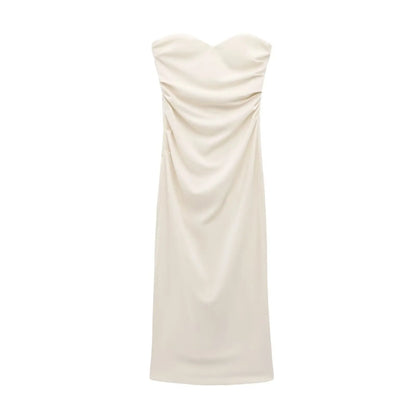 Top Pleated Slim Dress