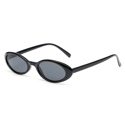 New Women's Oval Leopard & Black Sunglasses