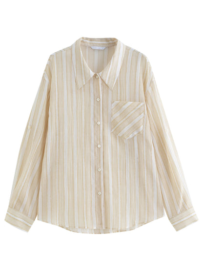 Summer Women‘s Relaxed Fit Shirt Skirt Two Piece Set,Oversized Linen Blend for Healing Commute Effortless Chic Style