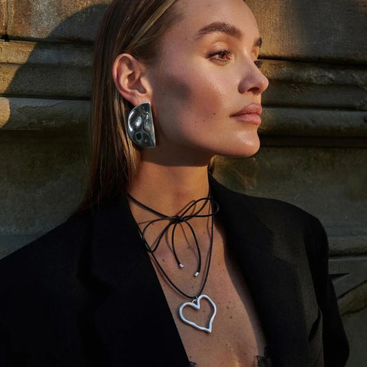 Women's Elegant Plated & Stainless Earrings