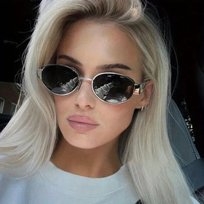 Sunglasses for Women Trendy Metal Frame Sun Glasses Classic Shades