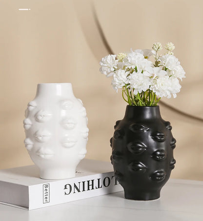 Vase Ceramic Flower for Home Decoration