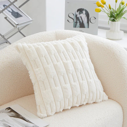 Modern Imitation Fur Case 45*45cm DecorativeFor Sofa Bedroom Living Room