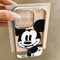 Mickey Minnie Mouse  Strap Phone Case For iPhone 16 14 12 13 11 15 Pro Max XR XS MAX 7 8 Plus