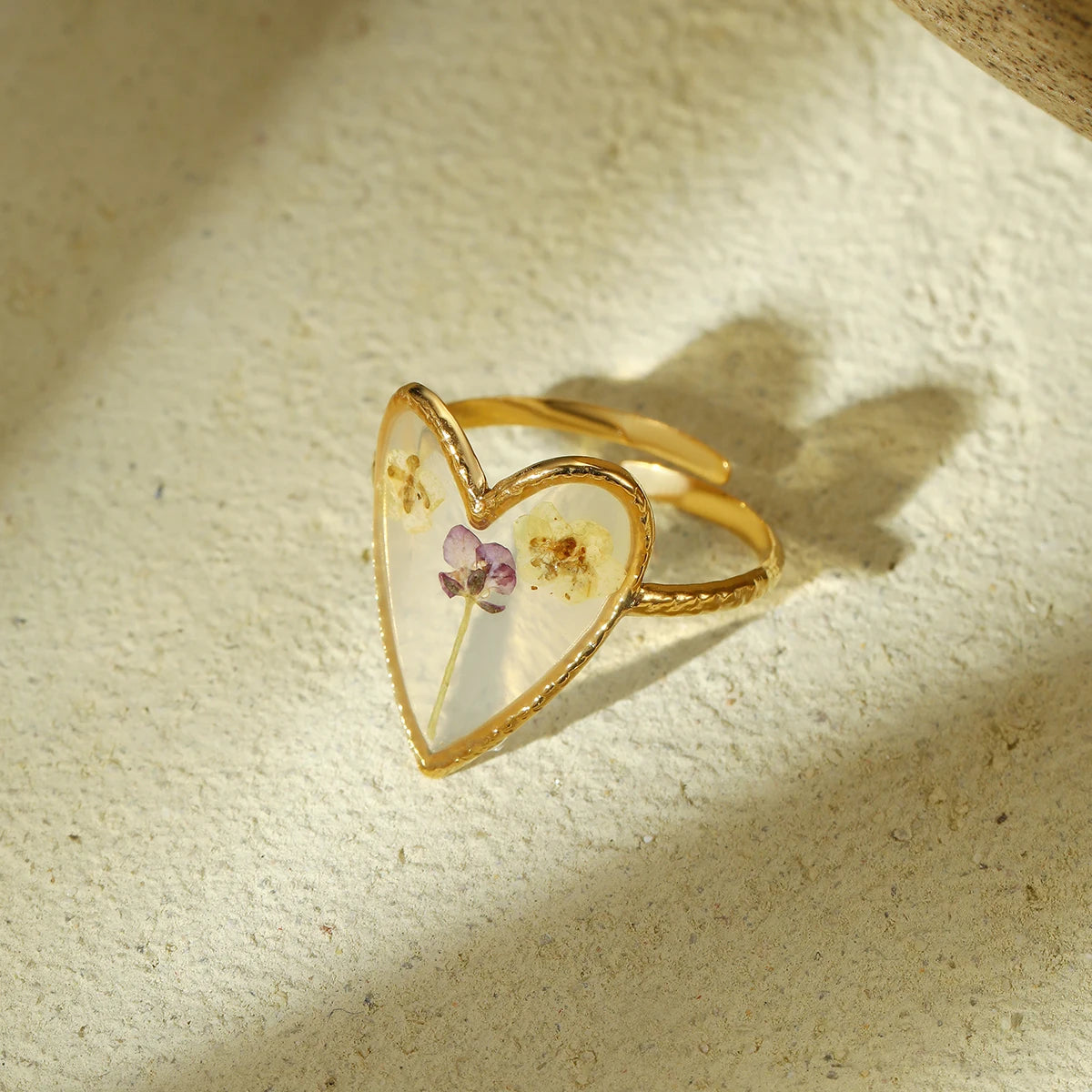 Modern Rings for Women Satinless Gold Plated