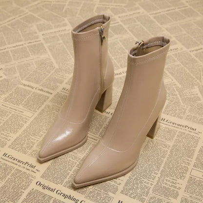 Women's Boots Pointed Shoes for Women New Side  Classic Daily Boots Women Boots